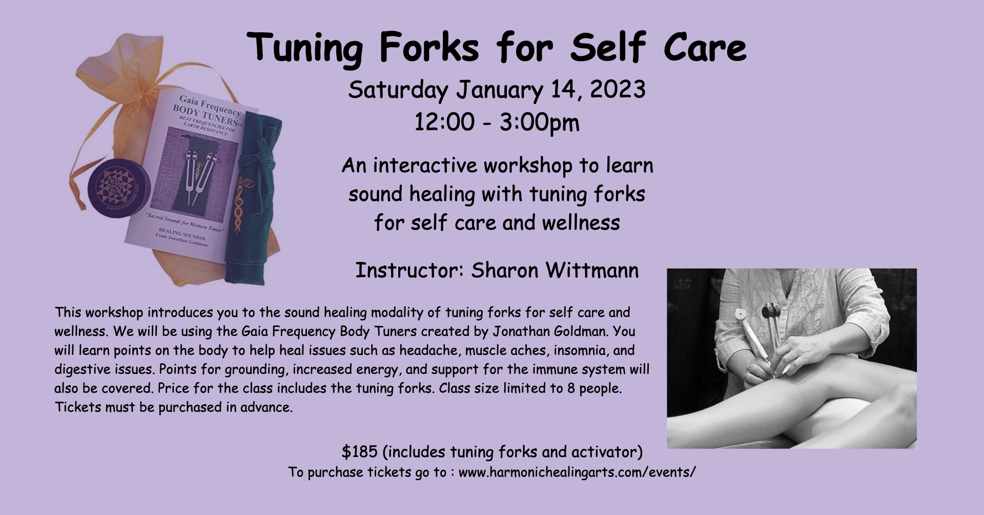 Tuning Forks for Self Care 1/14/23 ⋆ Harmonic Healing Arts